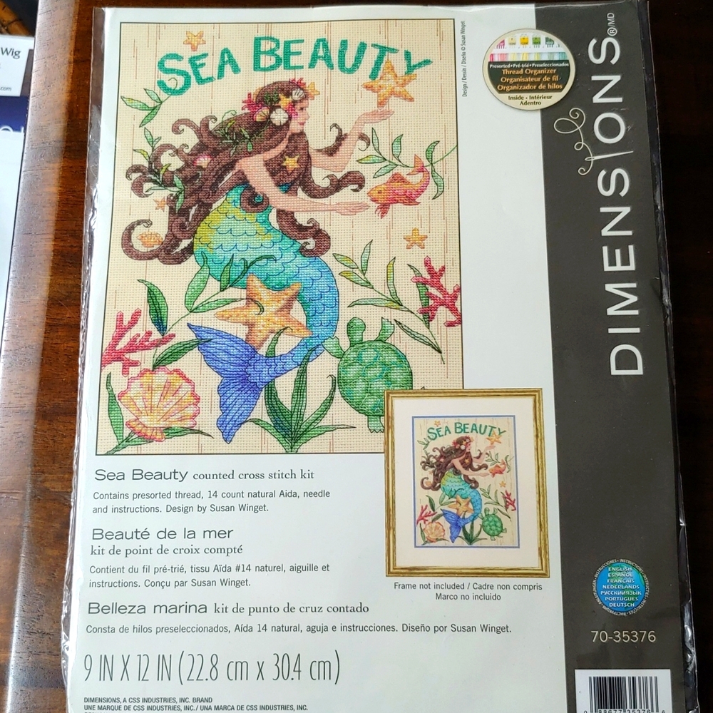 Dimensions Sea Beauty Cross Stitch Kit